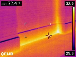 foundation wall thermal image