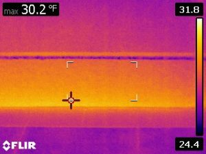 foundation wall thermal image