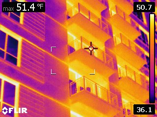 balcony thermal image