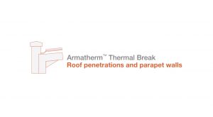 roof parapet penetration thermal break