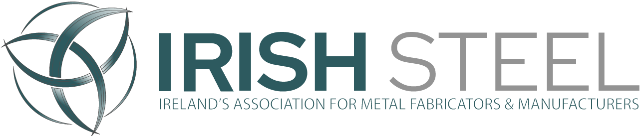 Irish Steel logo in full colour with a transparent background
