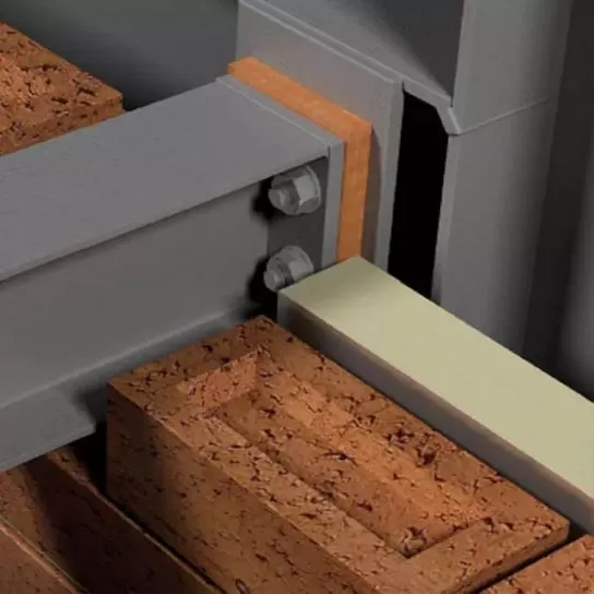 Balcony and canopy structure with thermal break design