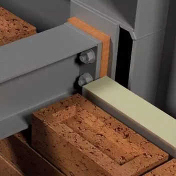 Balcony and canopy structure with thermal break design